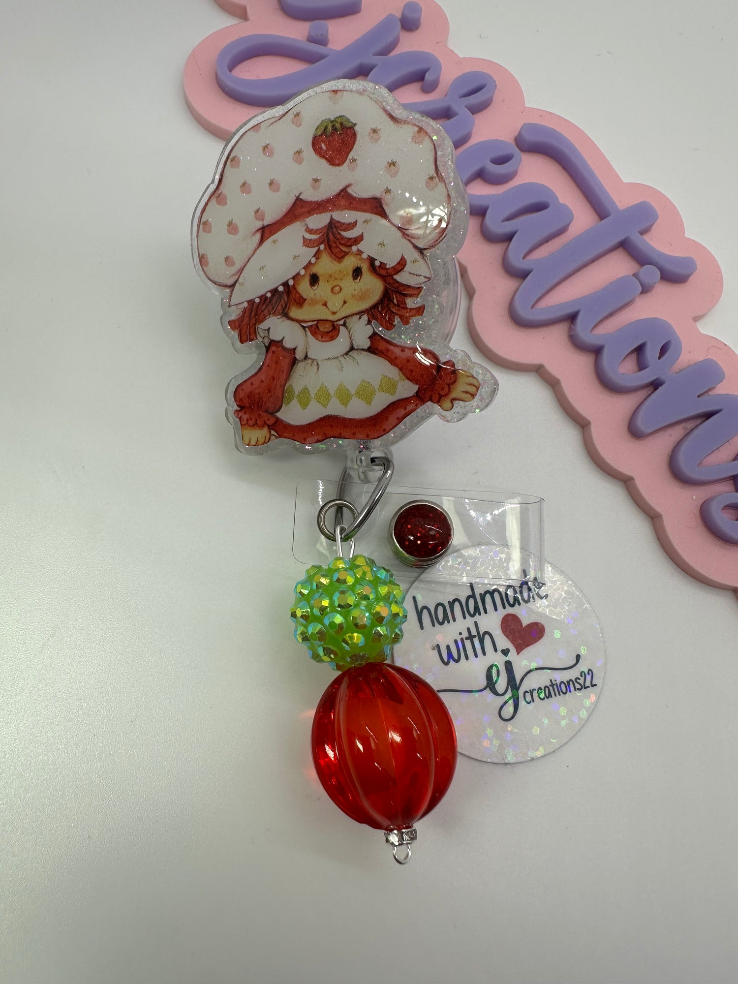 Strawberry Girl and Friends Badge Reels